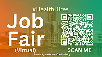 Primaire afbeelding van #HealthHires Virtual Job Fair / Career Networking Event #DesMoines