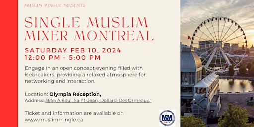 Hauptbild für MONTREAL MUSLIM  SINGLE EID SOCIAL