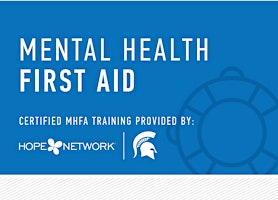 Hauptbild für Adult Mental Health First Aid Training (MSU)