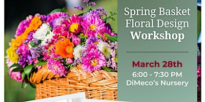 Hauptbild für Spring Basket Floral Design Workshop