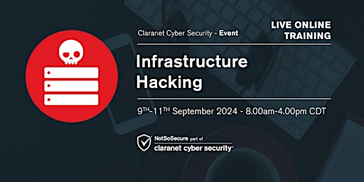 Imagem principal do evento Infrastructure Hacking - Live Online Training