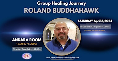Imagem principal do evento Group Healing Journey with Roland BuddhaHawk