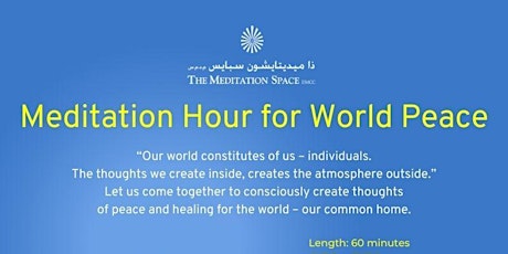 Hauptbild für Meditation Hour for World Peace