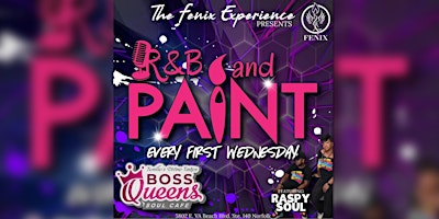 Imagen principal de R&B and Paint at Boss Queens Soul Cafe every 1st Wednesday