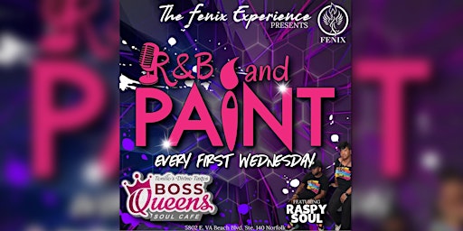 R&B and Paint at Boss Queens Soul Cafe every 1st Wednesday  primärbild