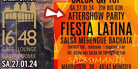Aftershowparty Salsa on Top im Salsomania primary image