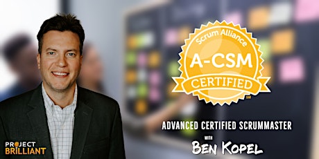 Advanced Certified ScrumMaster (A-CSM) Virtual Class primary image