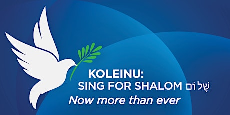KOLEINU - SING FOR SHALOM Now More Than Ever primary image