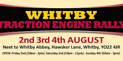 Imagen principal de Whitby Traction Engine Rally 2024 - Public Camping