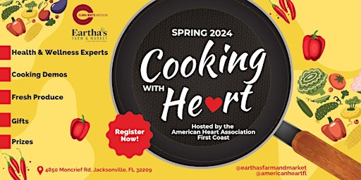 Immagine principale di Cooking with Heart hosted by The American Heart Association First Coast 