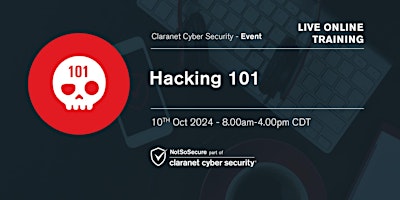 Primaire afbeelding van Hacking 101 - Live Online Training
