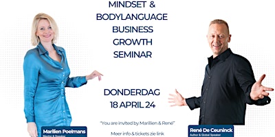 Primaire afbeelding van Mindset & Bodylanguage Business Seminar