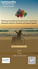Social and Communication Skills for Children with Special Needs primary image