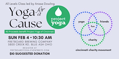Yoga for a Cause - benefitting Project Yoga of CIncinnati primary image
