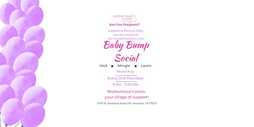 Baby Bump Social April 2024 primary image