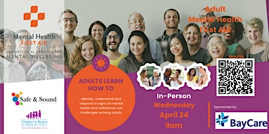 Imagem principal do evento Adult Mental Health First Aid Training