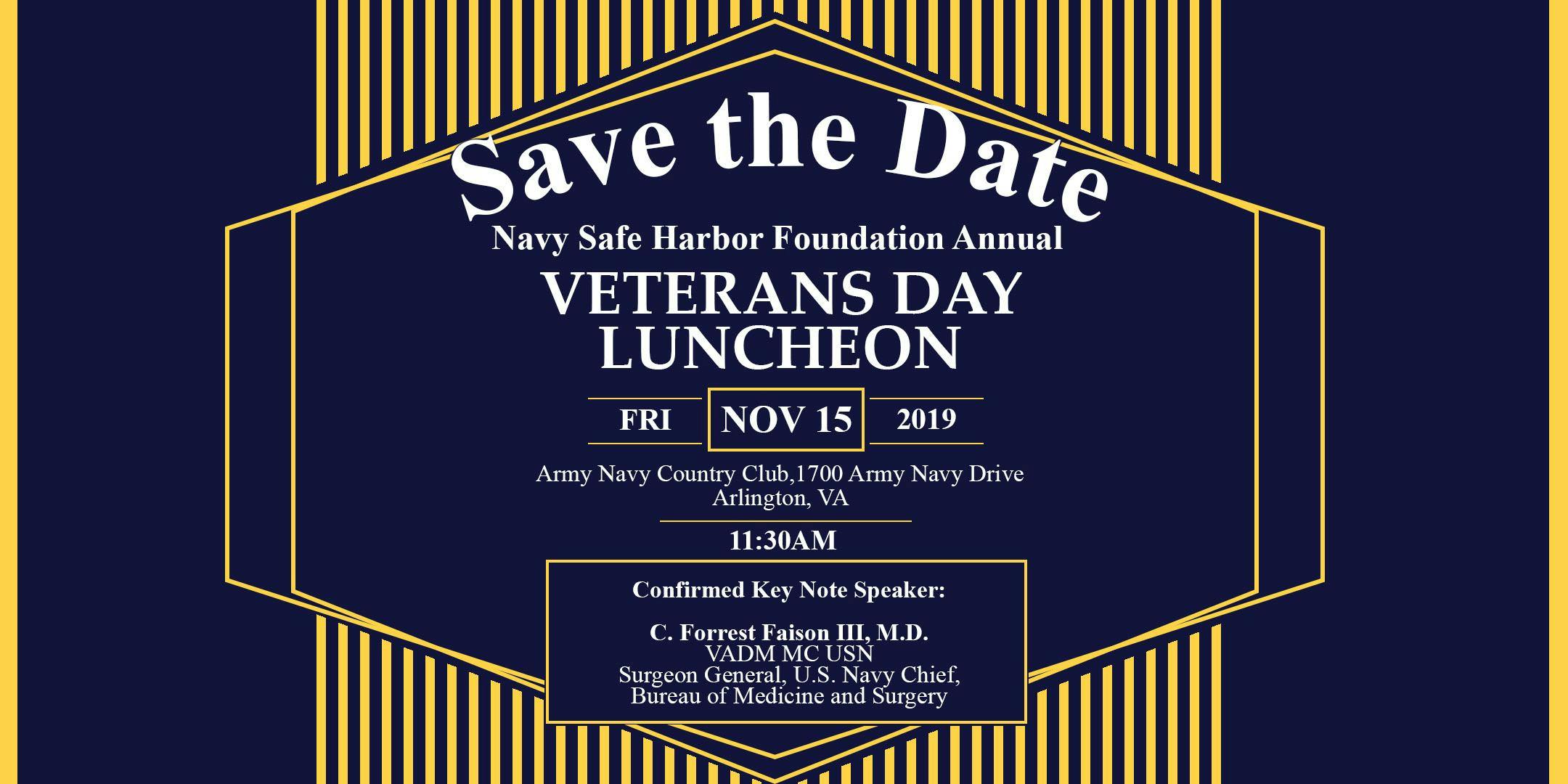 NSHF Annual Veterans Day Luncheon 2019