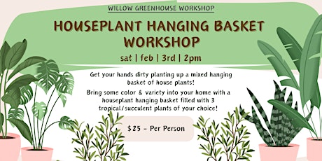 Houseplant Hanging Basket Workshop primary image