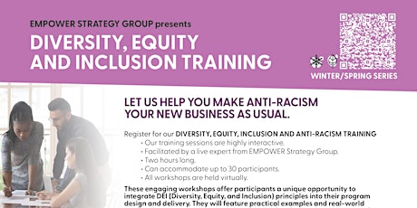 Equity, Diversity and Inclusion Training -Winter Series