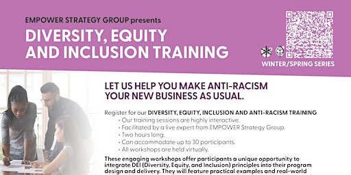 Equity, Diversity and Inclusion Training -Winter Series primary image