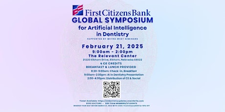 First Citizens Bank Global Symposium for AI  in Dentistry