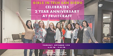 Girls in Tech San Diego Celebrates Two! primary image