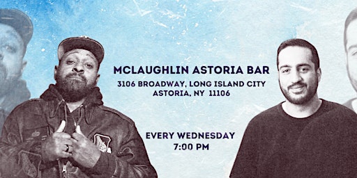 Imagem principal do evento Free Comedy Show in Astoria! See NYC's best comedians every Wednesday 7pm