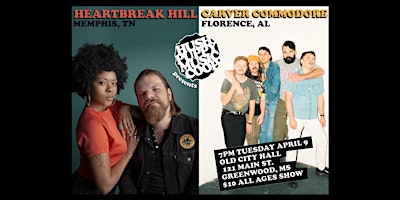 Primaire afbeelding van Carver Commodore + Heartbreak Hill Concert