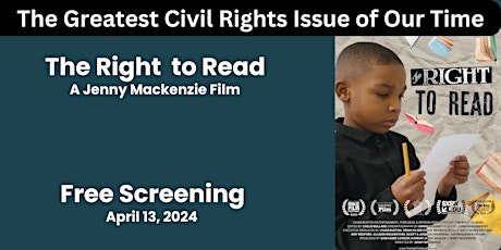 Right to Read: Screening and Discussion