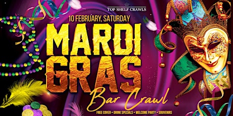 Mardi Gras Bar Crawl - Chicago primary image