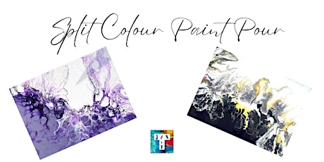 Split Colour Paint Pour workshop