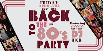 Image principale de Back to the 80s Party!