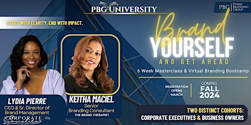 Brand Yourself and Get Ahead Masterclass & Virtual Bootcamp primary image