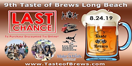 2019 Taste of Brews Long Beach primary image