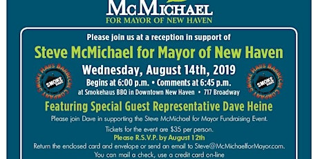 Steve McMichael 4 Mayor BBQ Fundraiser hosted by Rep Dave Heine primary image