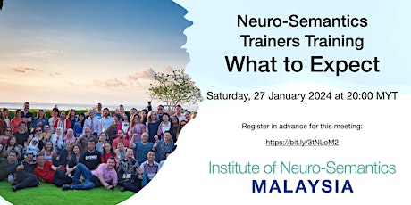 Neuro-Semantics Trainers Training: What to Expect primary image
