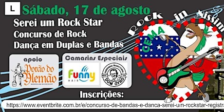 Imagem principal do evento Concurso de Bandas e Dança - Serei um Rockstar