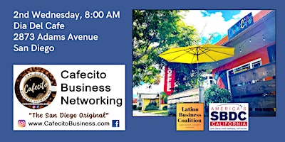 Imagen principal de Cafecito Business Networking, Dia Del Cafe - 2nd Wednesday June