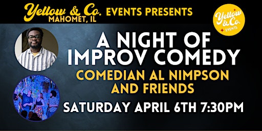 Imagem principal do evento Yellow & Co. presents a Night of Improv Comedy!