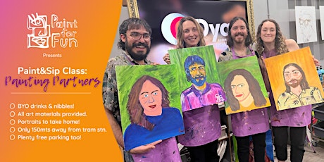 Paint  And Sip: Painting Partners | Melbourne Painting Class