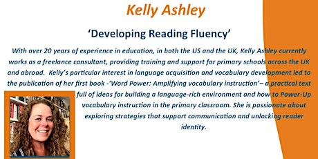 Developing Reading Fluency with Kelly Ashley - New Date! primary image