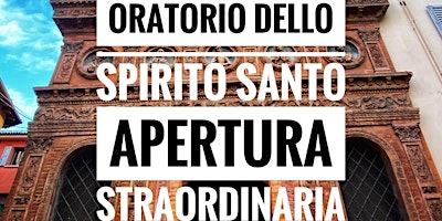 Imagem principal do evento Nuova Apertura Straordinaria: Oratorio dello Spirito Santo con Anna Brini