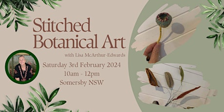 Stitched Botanical Art with Lisa McArthur Edwards primary image