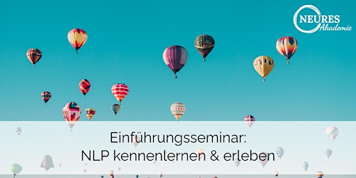 Hauptbild für NLP-Einführungsseminar Online