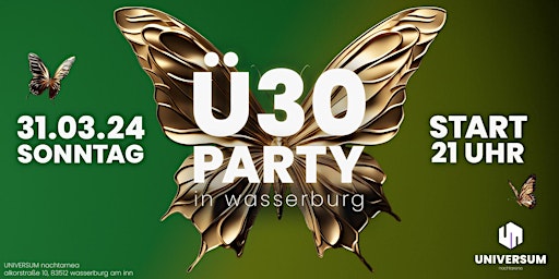 UNIVERSUM presents ♛ ü30 PARTY ♛ primary image