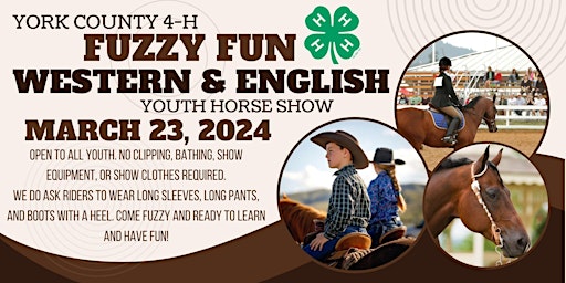 Immagine principale di 'Fuzzy Fun' Western/English Youth Horse Show 