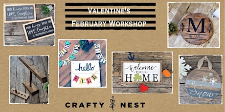 Hauptbild für Valentine's Workshop at The Crafty Nest