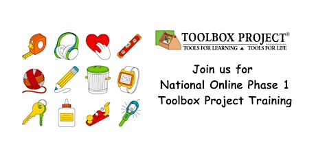 Phase I National Online Introductory Toolbox Project Training April 26th.