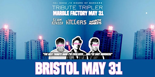Imagem principal de The Killers Tribute Band - Bristol Marble Factory - 31st May 2024