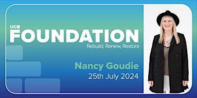 Hauptbild für Foundation with Nancy Goudie (in-person event)